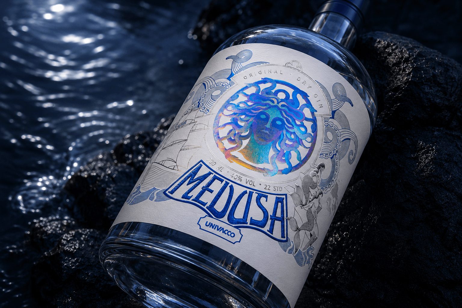 Medusa Gin Label