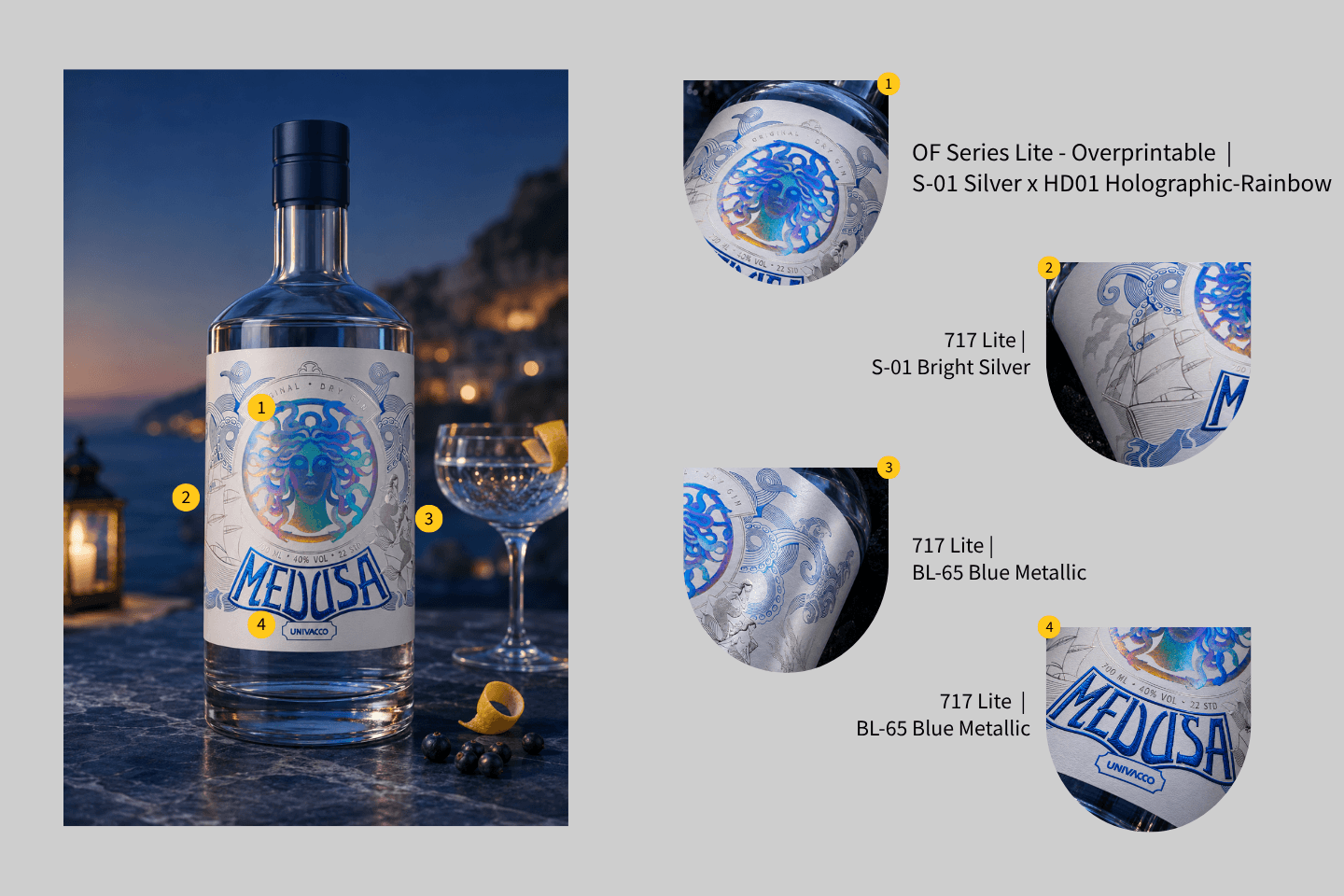 Medusa Gin Label Final Design