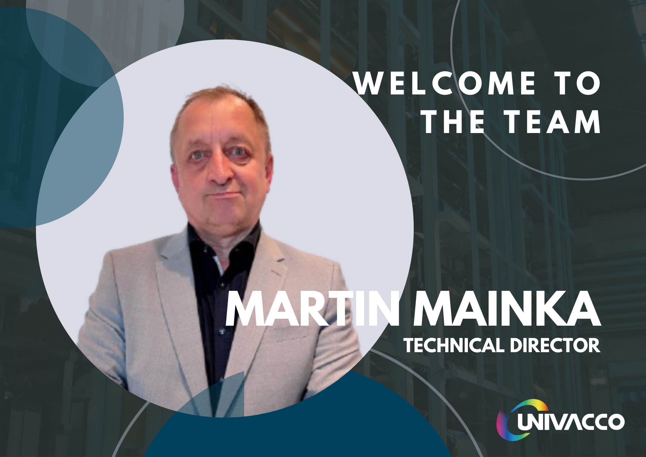 Martin Mainka, Technical Director, UNIVACCO Europe Martin Mainka, Technical Director, UNIVACCO Europe