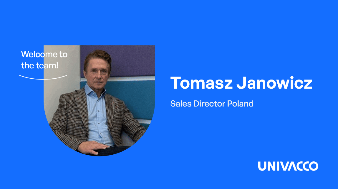 Univacco Europe Welcomes New Sales Director for Poland Univacco Europe Welcomes New Sales Director for Poland